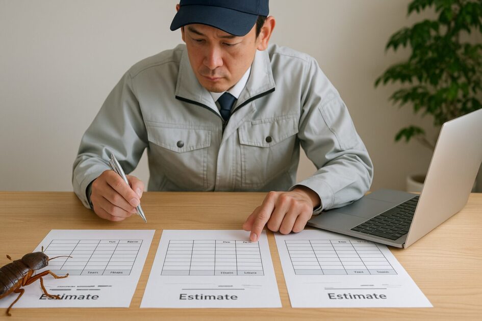 シロアリ駆除一軒家｜失敗しない同条件3社比較のやり方（テンプレ付）