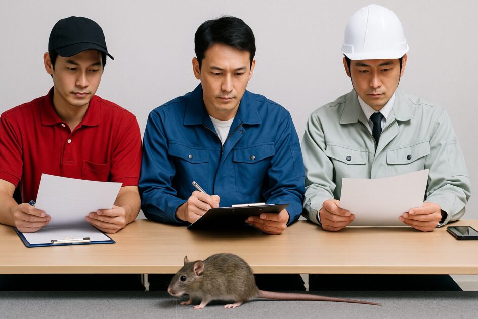ネズミ駆除業者｜3社比較（役割で使い分け）