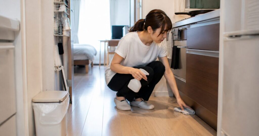 ゴキブリが出にくい一人暮らし部屋の習慣