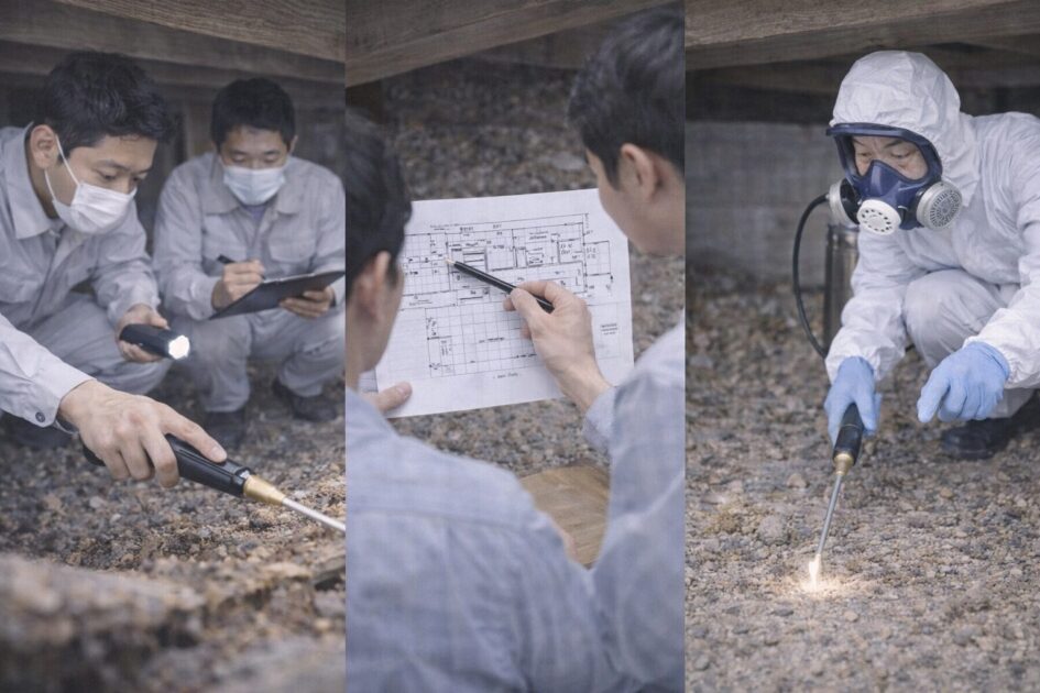 シロアリ駆除の施工範囲で金額が変わる｜「どこまでやるか」は調査で確定する