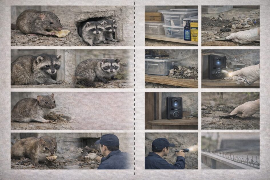 害獣の種類別｜害獣駆除業者に任せるべきラインと自力で触っていい範囲