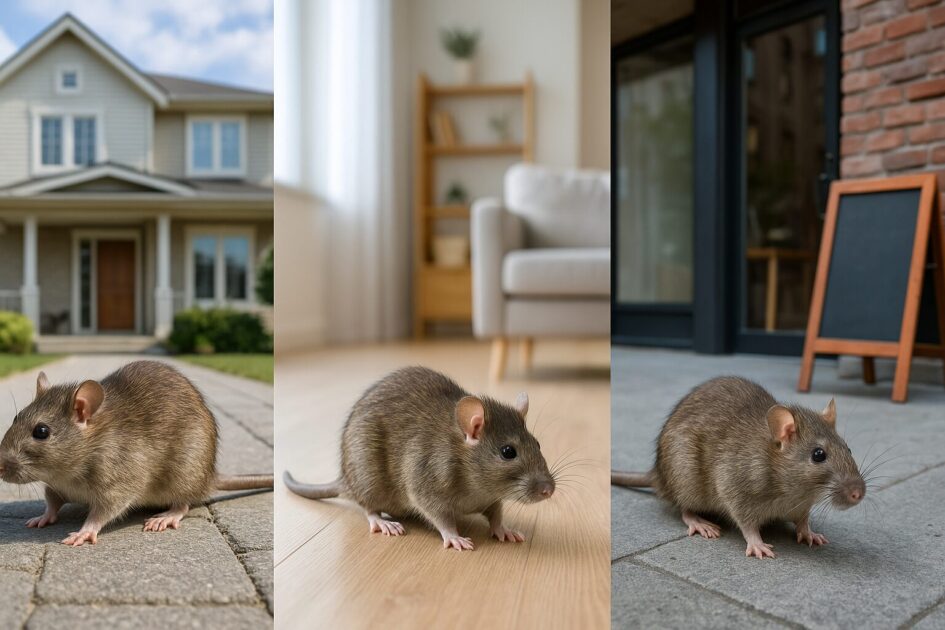 ネズミ駆除条件別の目安料金（戸建て／集合住宅／店舗）のイメージ