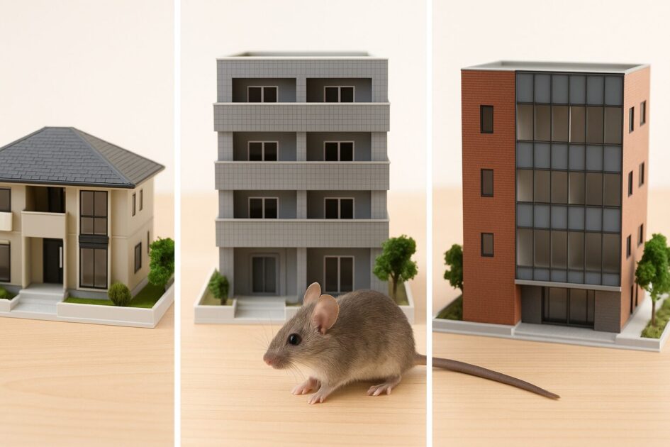 さいたま市のネズミ駆除｜条件別の目安料金（戸建て・集合住宅・店舗）