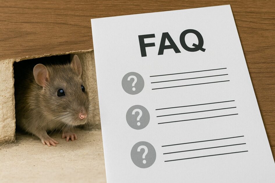 ネズミ駆除柏市でよくある質問（FAQ）