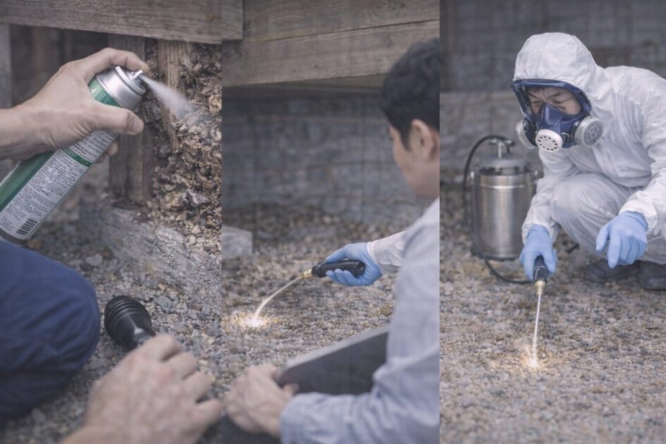 自力の限界｜シロアリ駆除の応急処置と「業者に任せるライン」