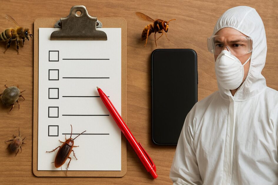 千葉で害虫駆除を依頼する前のチェックリスト（今日やること）