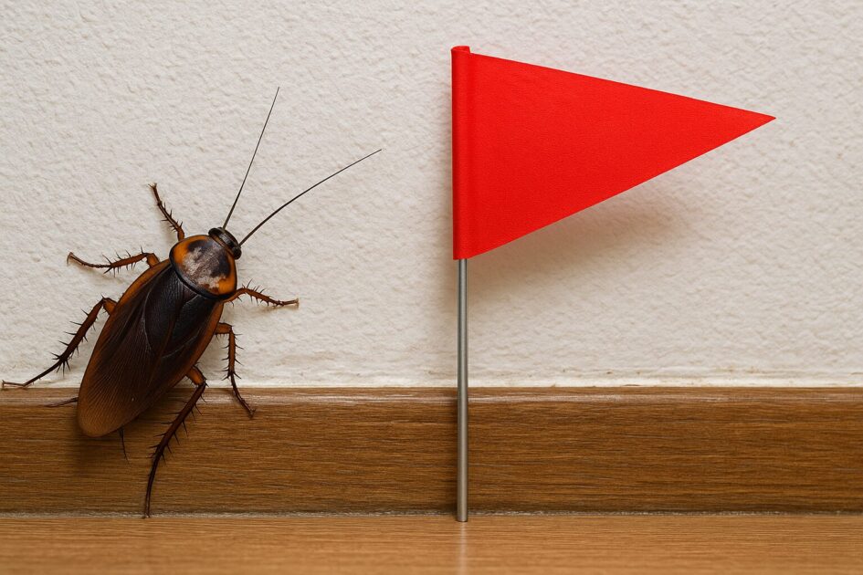 赤旗サイン：東京のゴキブリ駆除業者のその見積り、ここが危ない