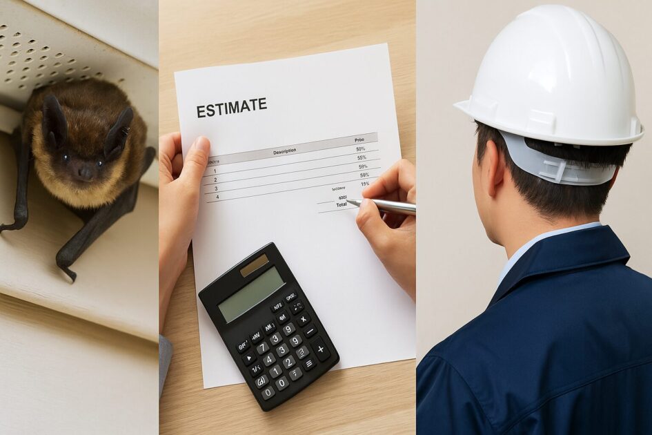 コウモリ駆除の費用相場と見積りの見方