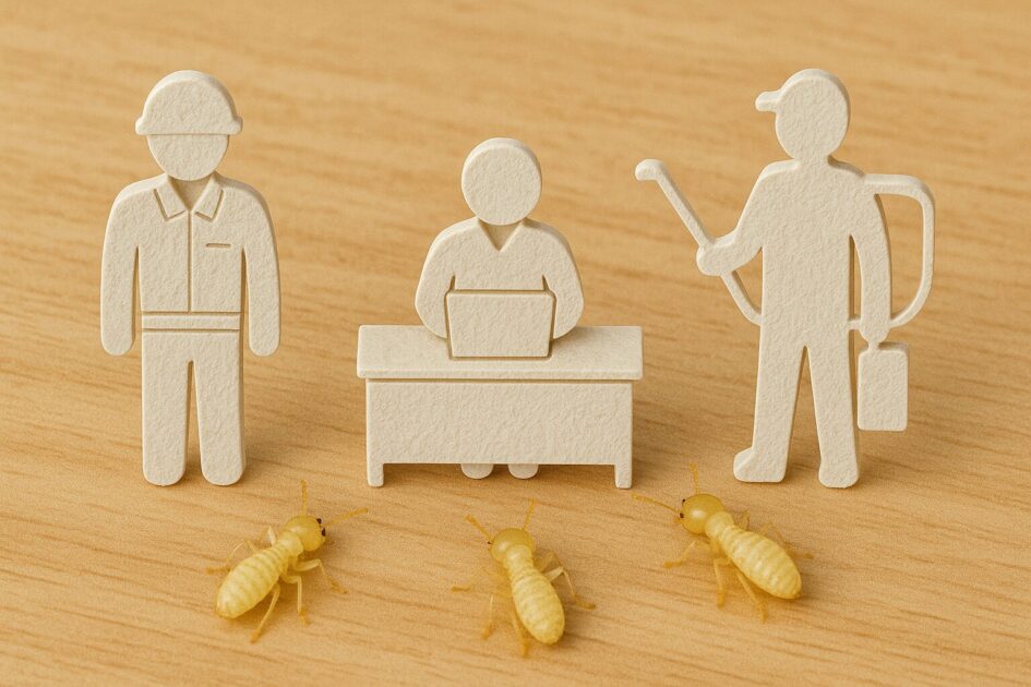 シロアリ駆除業者｜3社比較（役割で使い分け）