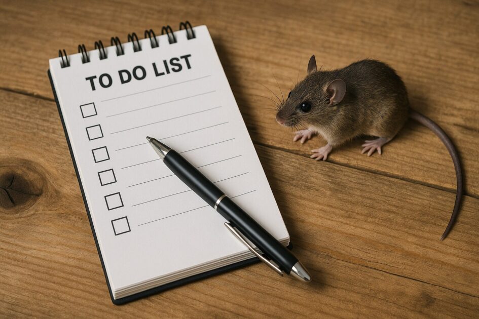 ネズミ駆除料金|今日やることリスト（最短で被害を止める）