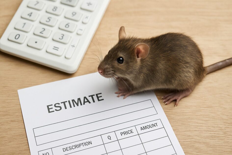 ネズミ駆除業者の料金相場と、見積りで見るべきポイント