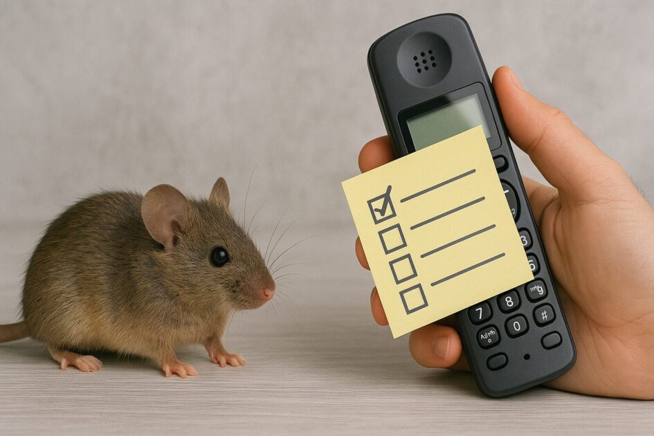 ネズミ駆除即日対応の頼み方｜連絡時に伝えるチェック項目