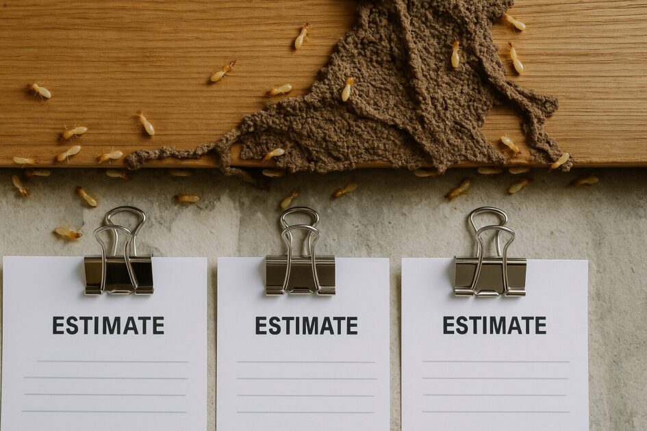 シロアリ駆除業者は同一スコープで3社比較＋保証を重視