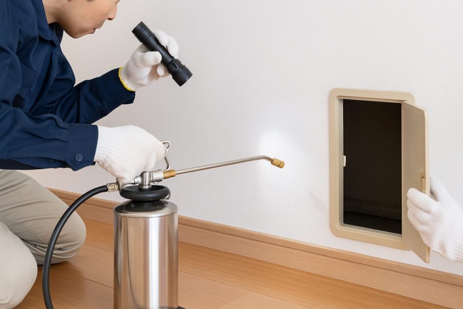 シロアリ駆除施工当日の流れと再発防止（予防と点検のポイント）