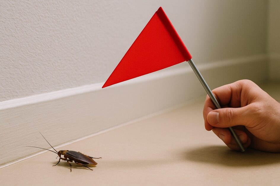 赤旗サイン:ゴキブリ駆除業者のその見積り、ここが危ない