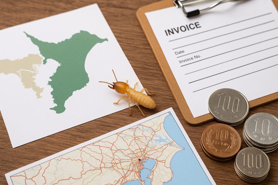 シロアリ駆除千葉県の対応エリアと現地で増えがちな追加費用