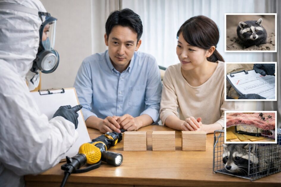 大分市で失敗しない害獣駆除業者の選び方（比較軸は「封鎖・清掃・保証」）