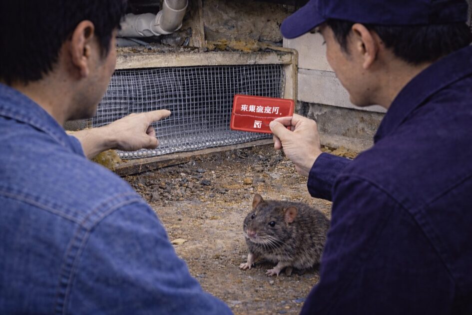 東京のネズミ駆除は「内訳」と「再発防止の範囲」で決める