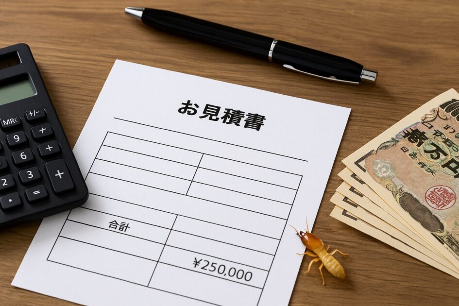 仙台市のシロアリ駆除料金相場の見方