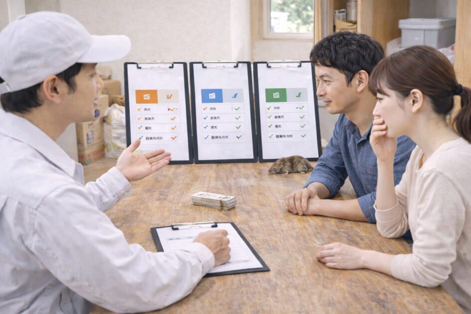 新潟市でネズミ駆除業者を選ぶ基準｜「封鎖・清掃・保証」で比較する