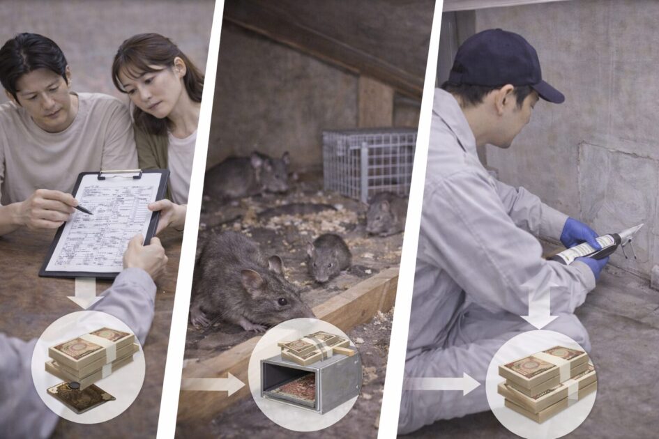 ネズミ駆除見積もりの内訳｜「どこにお金が乗るか」を先に理解する