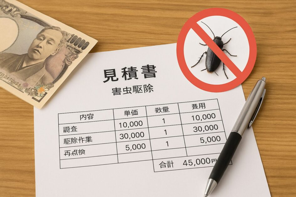 害虫駆除業者見積りの読み方：内訳と「高くなる要因」