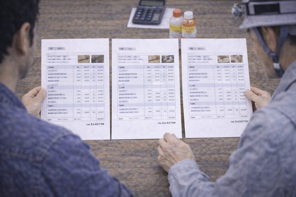 シロアリ駆除の相見積もりの取り方｜同条件で揃えると費用のズレが消える