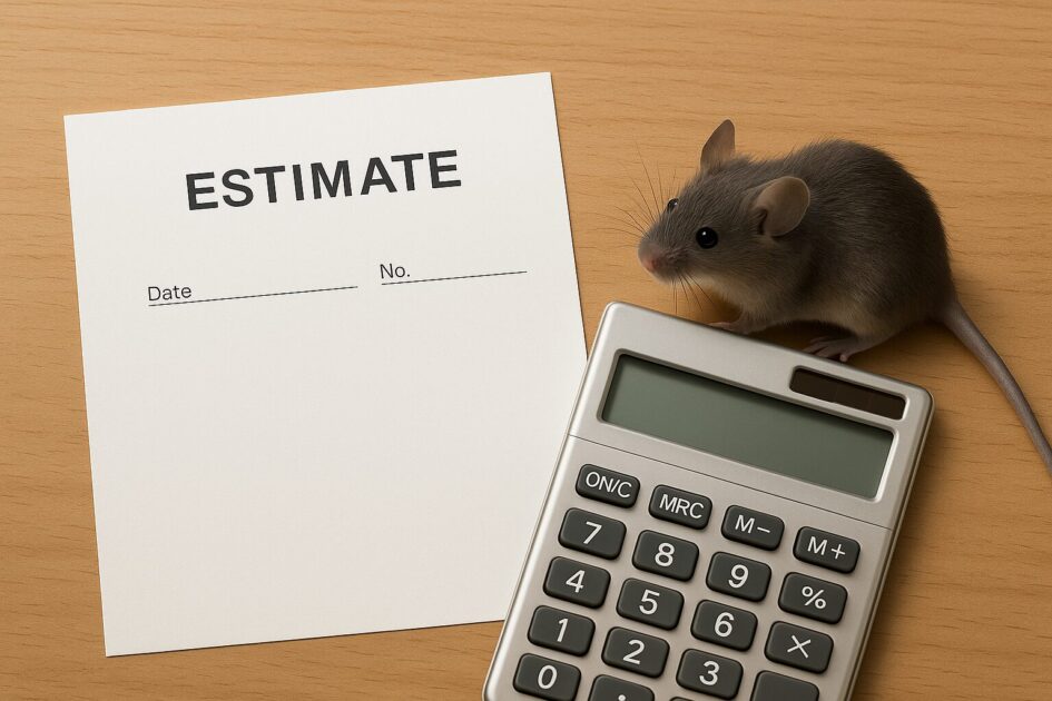 ネズミ駆除の料金相場と内訳の考え方