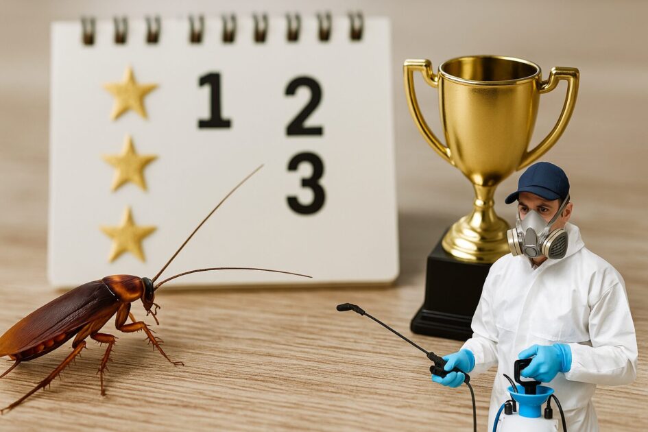 ゴキブリ駆除業者ランキングを上手に使って、最短で安全に終わらせる