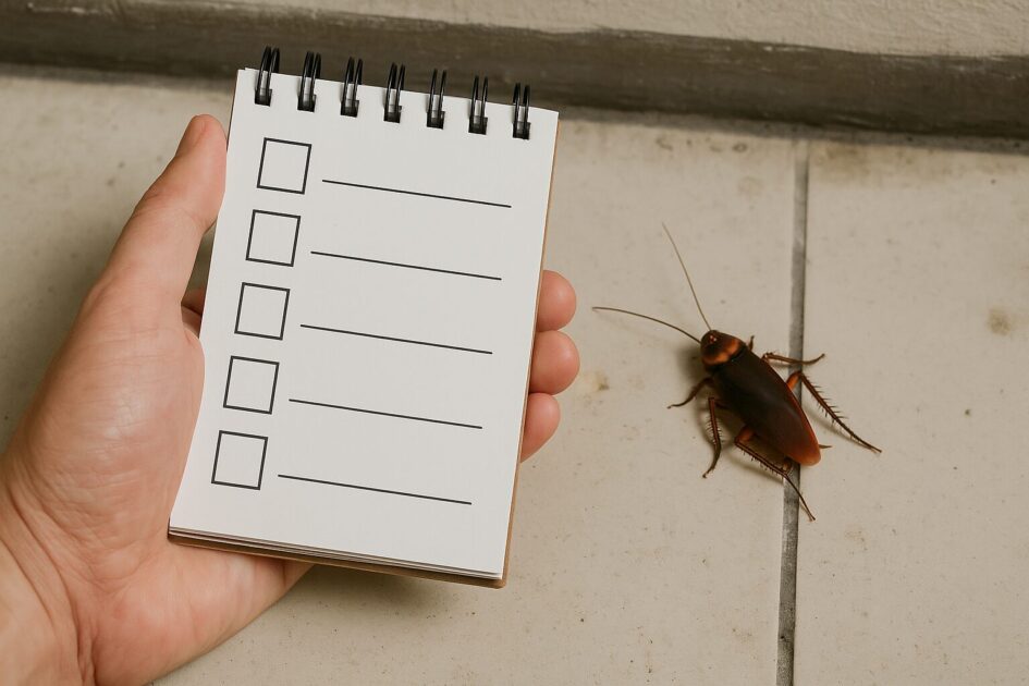 ゴキブリ駆除業者|今日やることリスト(最短で被害を止める)