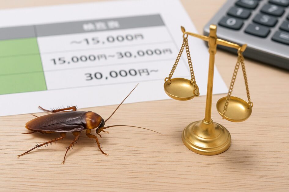 横浜市の害虫駆除料金相場の目安と考え方