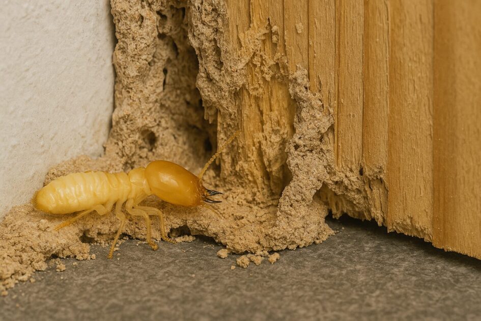 神戸市のシロアリ被害の特徴とよくある発生場所