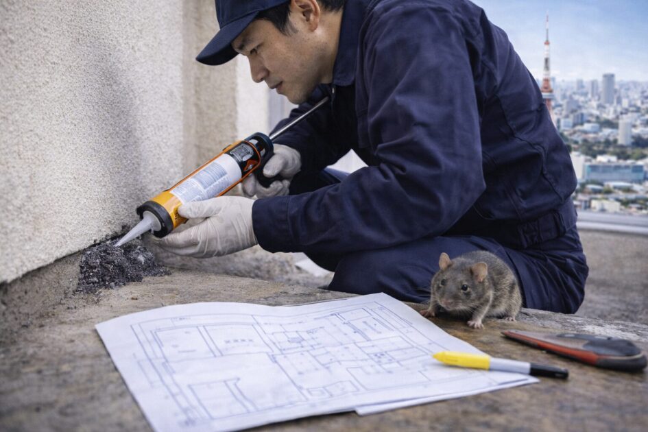 東京のネズミ駆除は「侵入口封鎖＋再発防止の設計」で決まる