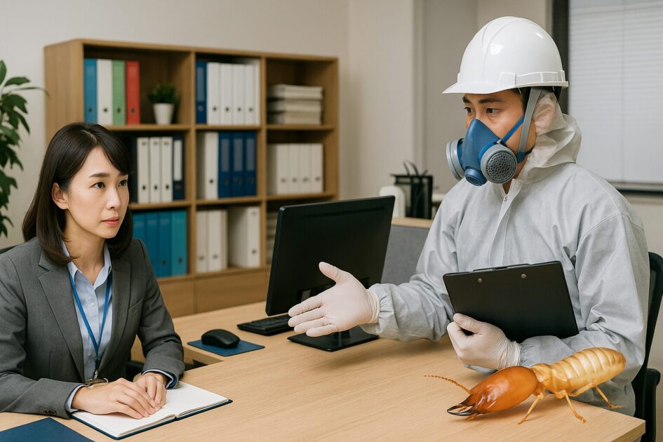 東京都・区市町村の相談窓口とシロアリ駆除業者の役割分担