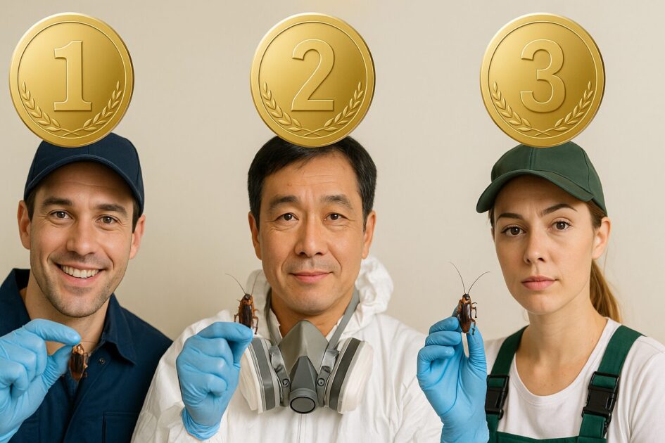 ゴキブリ駆除に強い業者ランキングTOP3(全国版)