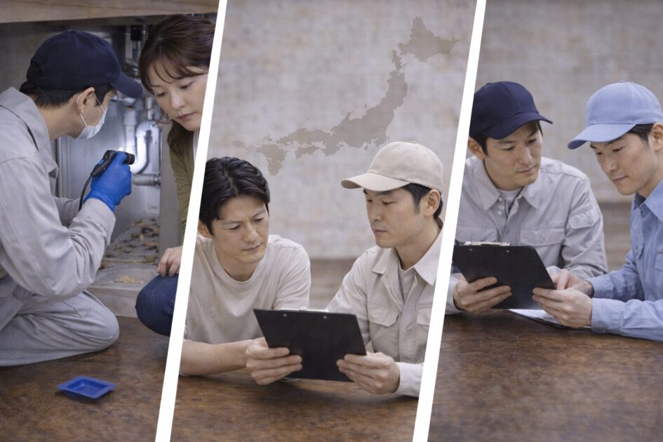 ゴキブリ駆除業者で使いやすい全国対応3社の使い分け(状況別)