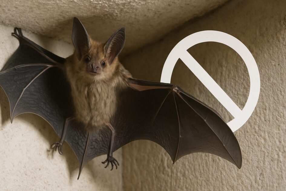コウモリは鳥獣保護管理法の対象｜やってはいけないNG対策