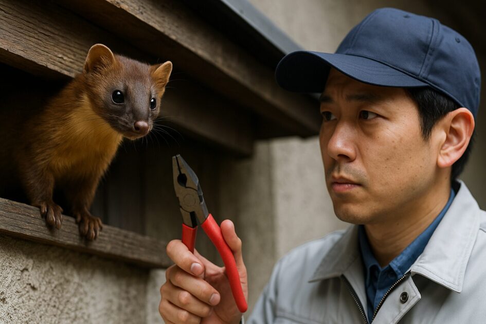 イタチ駆除を業者に任せるべき理由（法律・安全・再発防止）