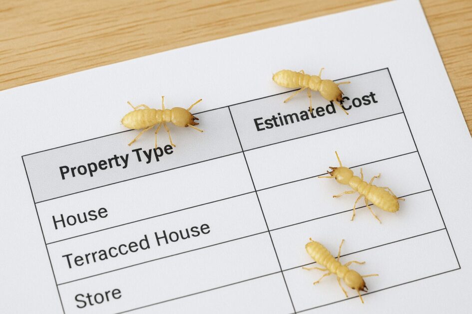 京都のシロアリ駆除｜条件別の目安料金（戸建て・長屋・店舗）