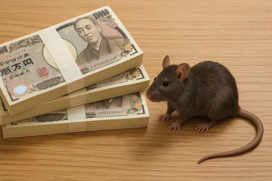 一軒家のネズミ駆除の費用相場