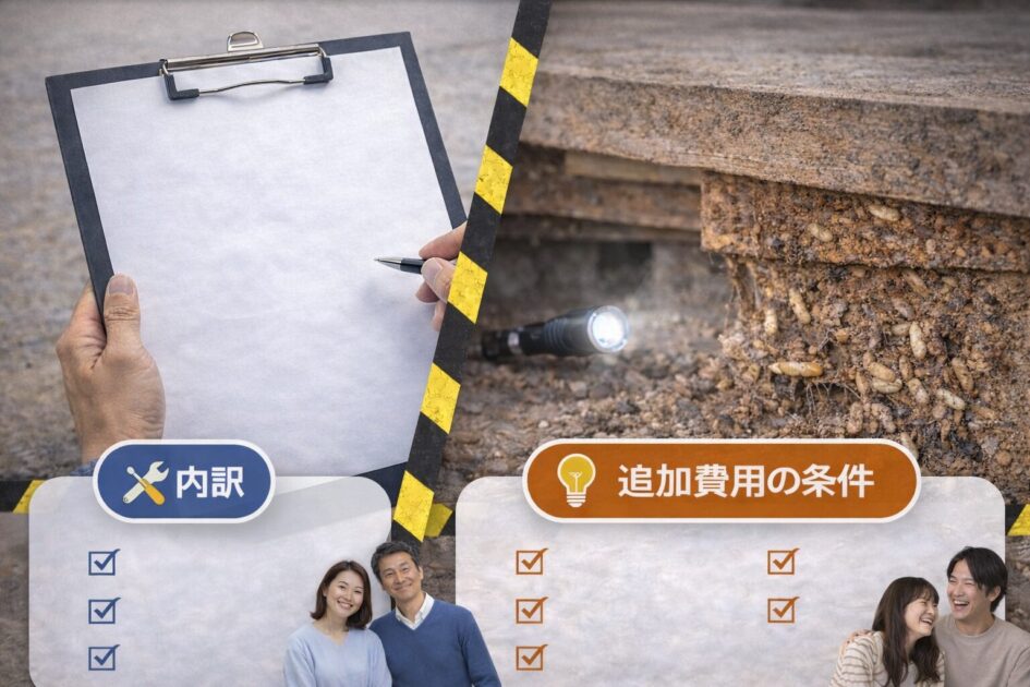 見積もりで損しないチェック項目｜「内訳」と「追加費用の条件」を言語化する