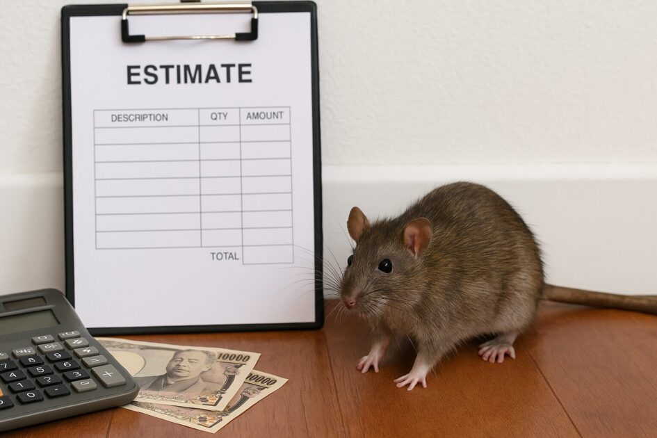 ネズミ駆除相場｜見積りの読み方：内訳と“高くなる要因”