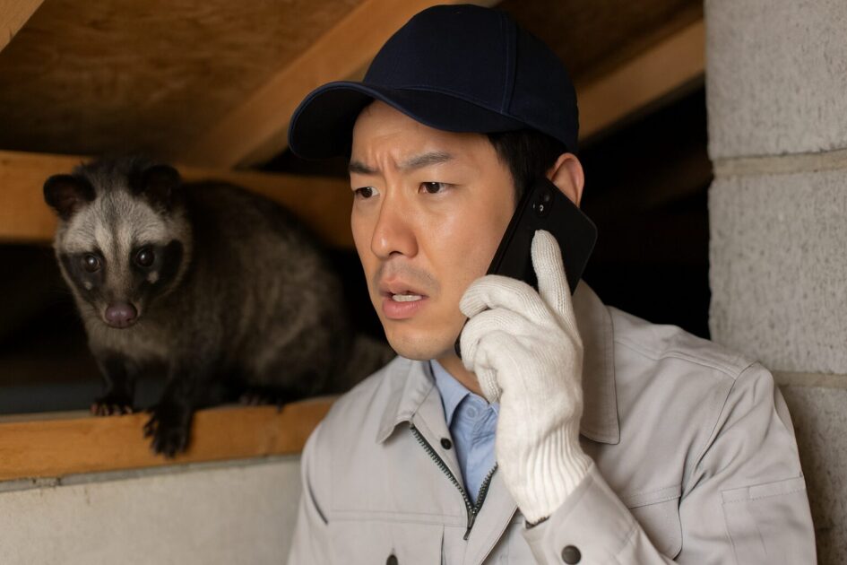 急ぎでハクビシン駆除を業者に頼みたいときの連絡チェックリスト