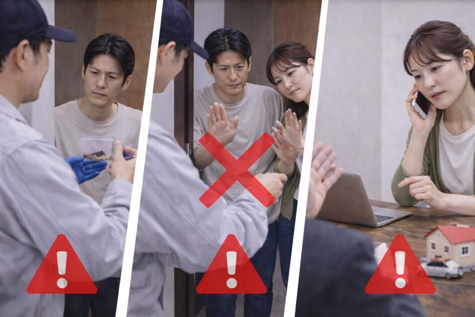 ゴキブリ駆除業者の点検商法・訪問販売に注意|断り方と相談先