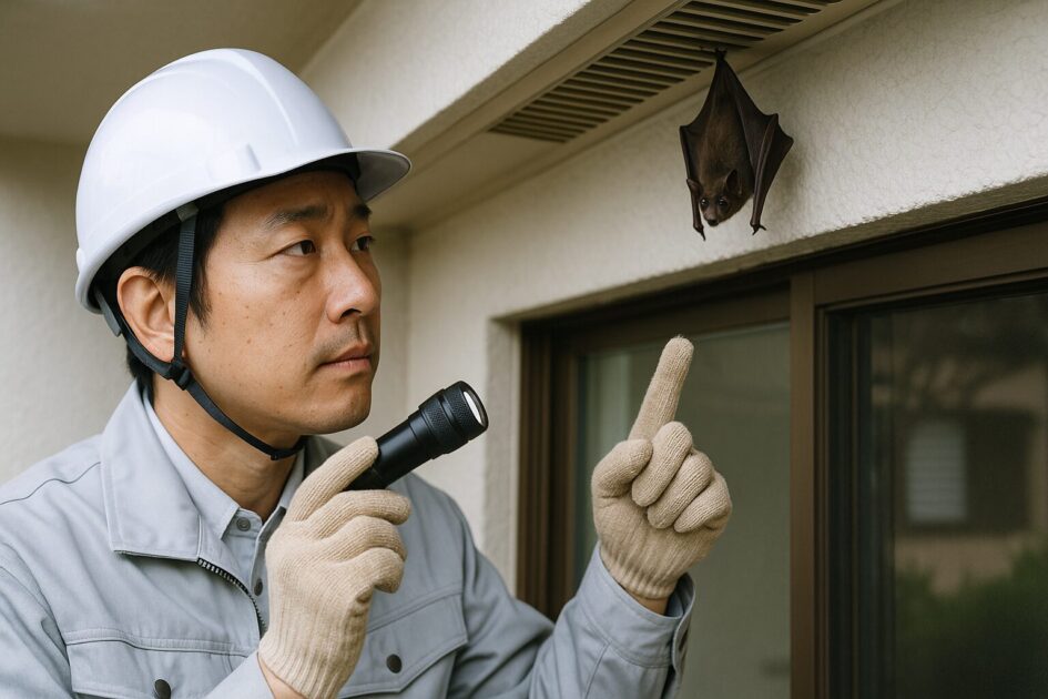 コウモリ駆除専門業者に依頼した場合の費用相場と作業の流れ