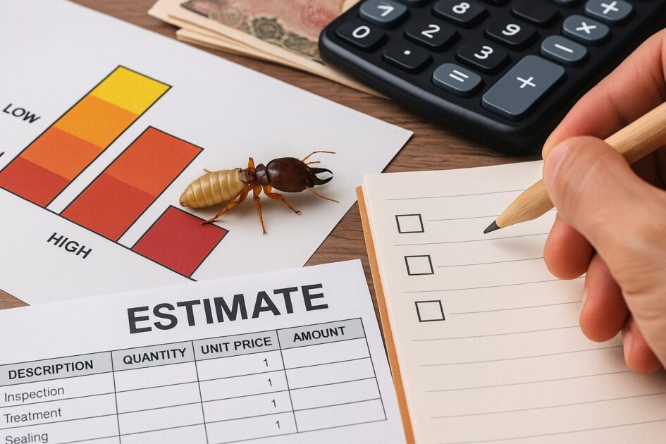 シロアリ駆除相場が上下する要因と「同条件で比較」するコツ