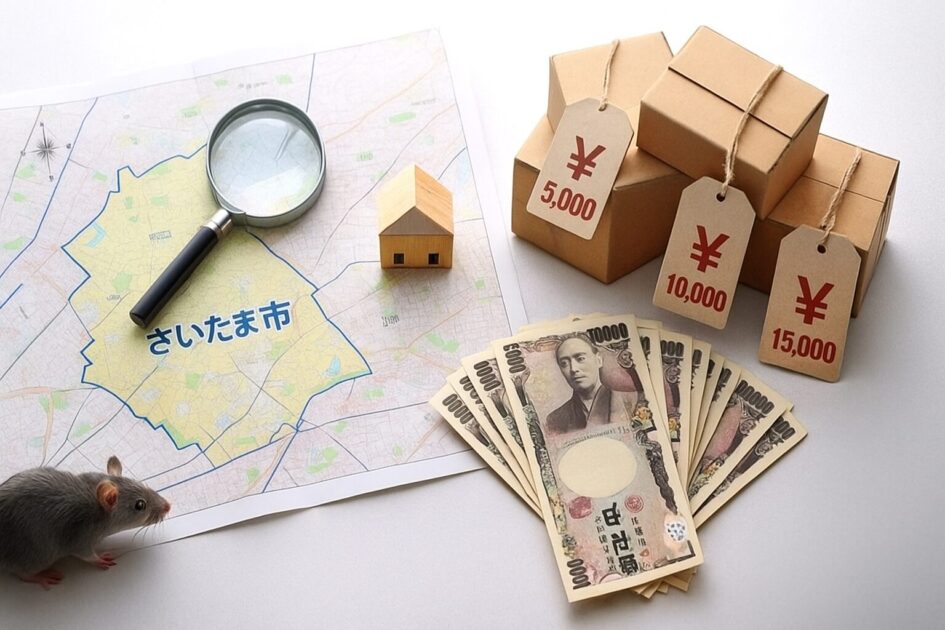 ネズミ駆除さいたま市の対応エリアと現地で増えがちな追加費用