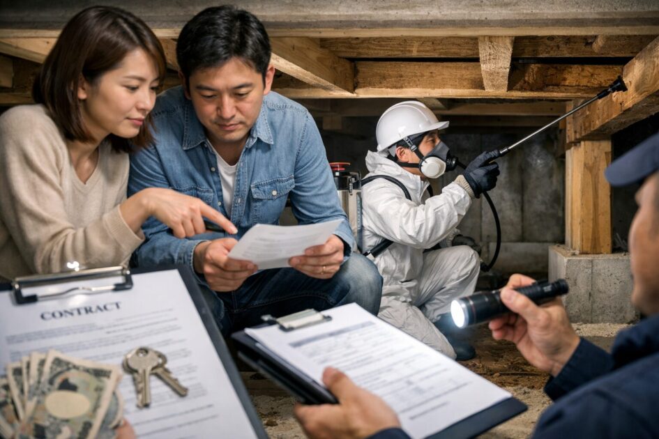 シロアリ駆除後の費用トラブルを防ぐ｜保証・再施工・点検の考え方