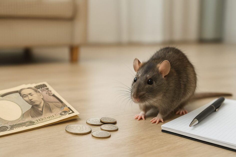 ネズミ駆除の費用相場（東京）｜戸建て/集合住宅の考え方