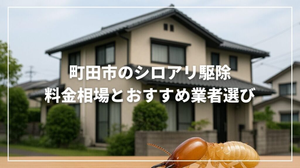 町田市のシロアリ駆除｜料金相場とおすすめ業者選び